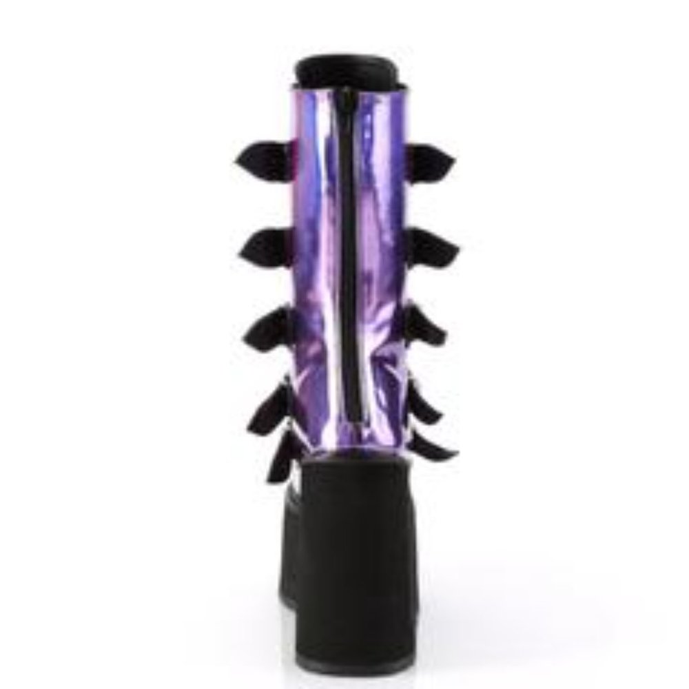 DEMONIA Swing-230 Purple Platform Rave Boot - Picture 3 of 3